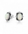 Bling Jewelry Silver Simulated Earrings