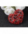 Alilang Crystal Rhinestone Valentine Brooch