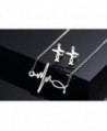 Heart Necklace Earrings Stainless steel Jewelry in Women's Jewelry Sets