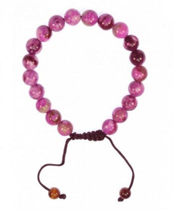 Magenta Gemstone Bracelet Healing Protection