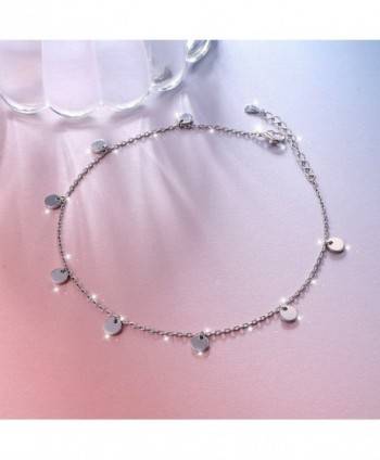 Anklet Sterling Silver Adjustable bracelet