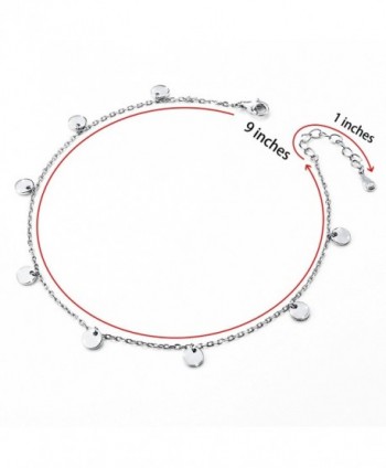 Anklet Sterling Silver Adjustable bracelet in Women's Anklets