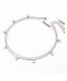 Anklet Sterling Silver Adjustable bracelet in Women's Anklets