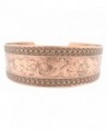 Women's 7 Inch Copper Cuff Bracelet CB1001C1 - 1/2 of an inch wide - CP11WJNB8Z9
