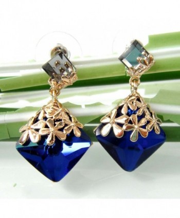 Navachi Plated Crystal Az2872e Earrings