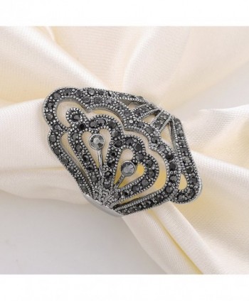 Vintage Marcasites Butterfly Filigree Statement