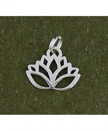 Corinna Maria Sterling Silver Lotus Flower in Women's Charms & Charm Bracelets