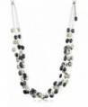 Regalia Multi Black Freshwater Cultured Floating in Women's Pearl Strand Necklaces
