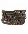 KELITCH Handmade Mix Beaded 5 Wrap Bracelets Handmade Strand bracelet For Gifts - CU1880S9MWX