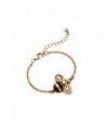 Antiqued Golden Bee Chain Bracelet - CZ182GLEG0I