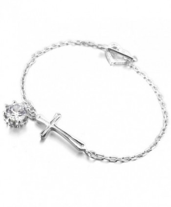 INBLUE Womens Sterling Silver Bracelet