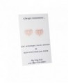 My Very Best Geometric Origami Elephant Stud Earrings - rose gold plated brass - CB188H3ZQY0