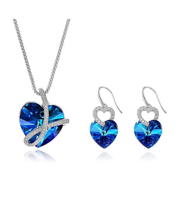 Sapphire Crystals Swarovski Necklace Anniversary - CV189AYK4S0