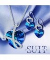 Sapphire Crystals Swarovski Necklace Anniversary