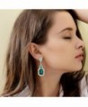 BriLove Infinity Chandelier Earrings Gold Tone in Women's Drop & Dangle Earrings