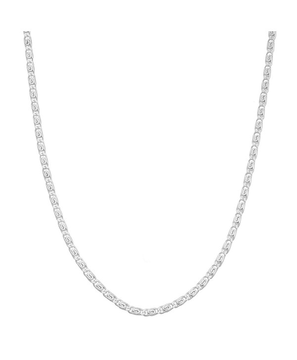 Sterling Silver 1.8mm Tiger Eye Link Chain (16- 18- 20- 22- 24- 30 or 36 inch) - C7125J42V0F