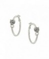 Liavys Leopard Fashionable Earrings Sparkling - Rhodium Plated - CH17Y7M6ME8