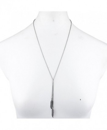 Lux Accessories Burnished Silvertone Necklace