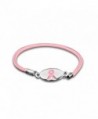 Breast Cancer Awareness Pink Ribbon Stretch Bracelet in a Bag (1 Bracelet - Retail) - C0121S5O2T7