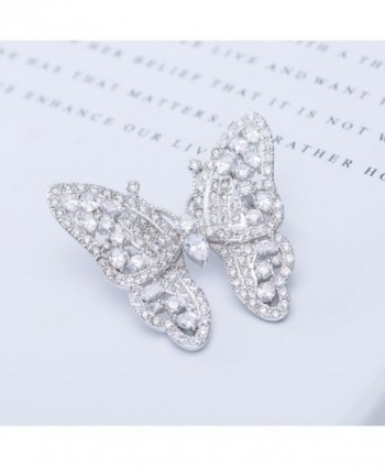 GULICX Shinning Butterfly Brooch Zirconia in Women's Brooches & Pins