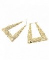 GemGem Jewelry Triangle Pincatch Earrings