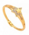 YAZILIND Jewelry Elegant Design Star Shape Bracelet Bangle Bangle Bangle for Women - CS11I6PILU9
