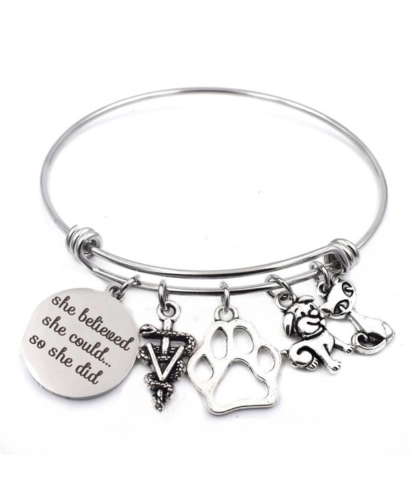 Veterinarian Bracelet Adjustable Caduceus Graduation - CF185RTLXN0