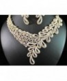 Janefashions AUSTRIAN RHINESTONE NECKLACE EARRINGS in Women's Jewelry Sets