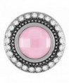 Ginger Snaps HEIRLOOM FROSTY PINK SN09-25 (Standard Size) Interchangeable Jewelry Snap Accessory - CB12BNA1F87