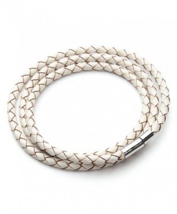 Linsoir Leather Braided Bracelet Bayonet