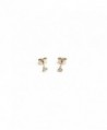 HONEYCAT Tiny Trinity Ball Stud Earrings in Gold- Rose Gold- or Silver | Minimalist- Delicate Jewelry - Gold - CC17XE8GWZS