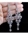 Janefashions Austrian Rhinestone Chandelier Earrings in Women's Drop & Dangle Earrings