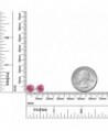 3.10 Ct Round 7mm Pink Mystic Topaz 925 Sterling Silver Stud Earrings - CJ11U5ZKSJZ