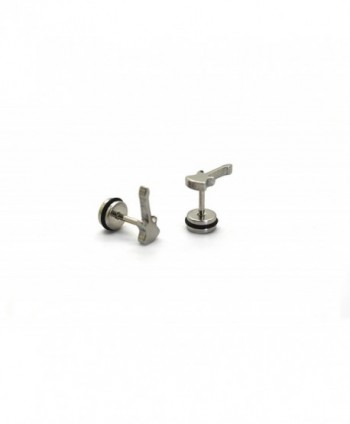 Chelsea Jewelry Collections screw back Stainless in Women's Stud Earrings