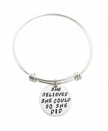 ALoveSoul Believed Inspirational Expandable Bangle