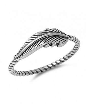 Feather Oxidized Twisted Celtic Sterling