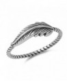 Feather Oxidized Twisted Celtic Sterling