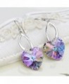 EleQueen Sterling Earrings Swarovski Crystals in Women's Drop & Dangle Earrings