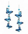Sienna Sky Cascading 3D Blue Morpho Butterfly Earrings 1786 - C911FOS6ECN