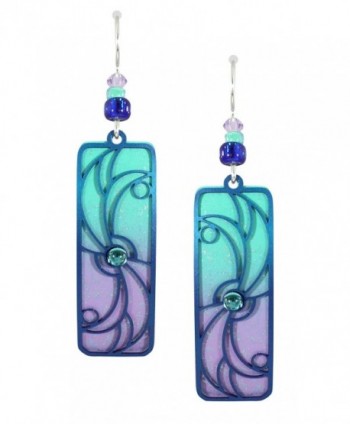 Adajio by Sienna Sky Aqua Violet Column Earrings 7571 - C411FHE6WM1