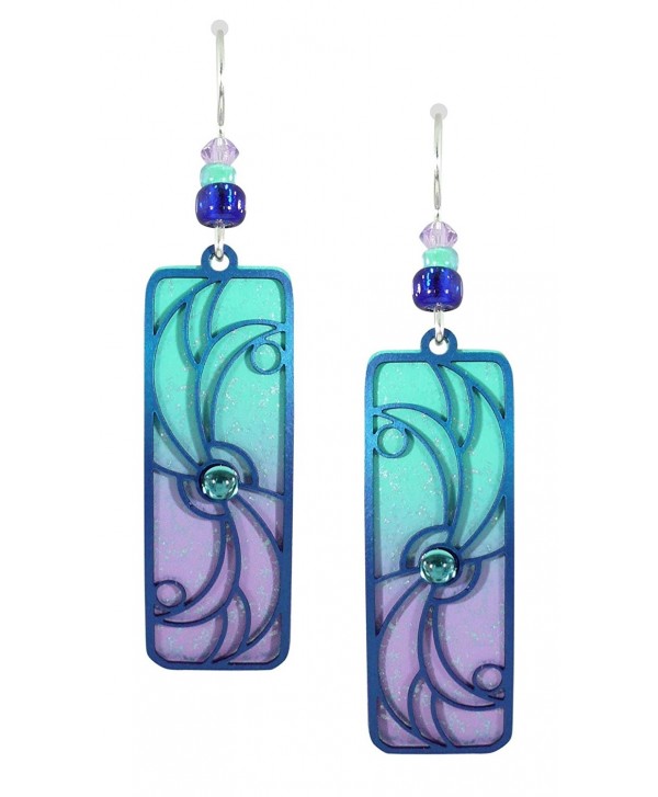 Adajio by Sienna Sky Aqua Violet Column Earrings 7571 - C411FHE6WM1