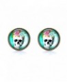 Lureme Vintage Jewelry Time Gem Series Antique Bronze Disc Stud Earrings for Women and Girls (02004060-parent) - CK11ZY5ULJ3