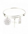 Bible Verse Inspirational Religious Bracelets possible - With God all thing are possible - C6186Y2TOHY