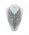 BOCAR Statement Tassel Jewelry Boho Pendant Chain Necklace for Women - C4182DG49GQ