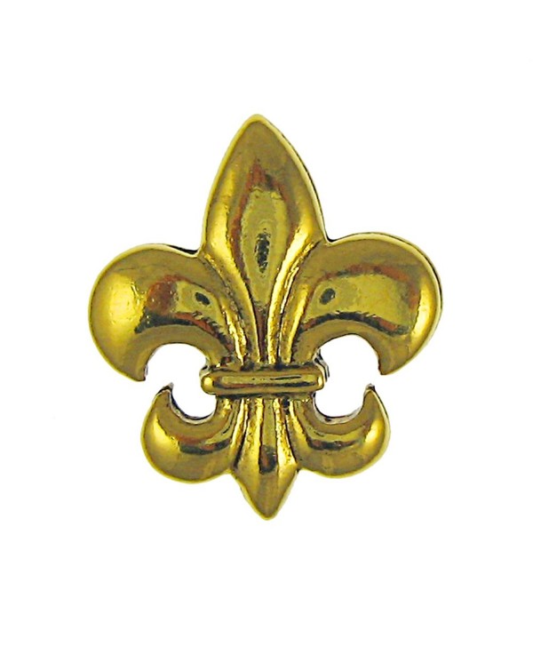 Fleur de Lis Gold Lapel Pin - CV12HHNSOZ7