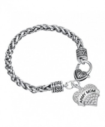 Clear Crystal Heart Bracelet Jewelry