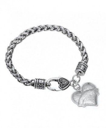 Clear Crystal Heart Bracelet Jewelry in Women's Charms & Charm Bracelets