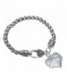 Clear Crystal Heart Bracelet Jewelry in Women's Charms & Charm Bracelets