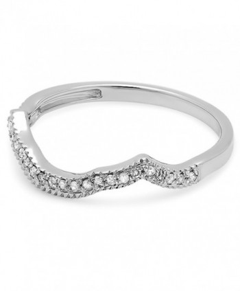 Sterling Diamond Stackable Matching Anniversary