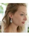 Mariell Vintage Wedding Earrings Brides in Women's Drop & Dangle Earrings
